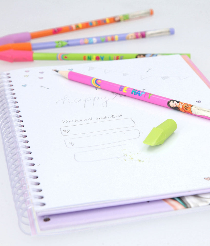 Pencil-Set With Eraser-Topper - 0012088
