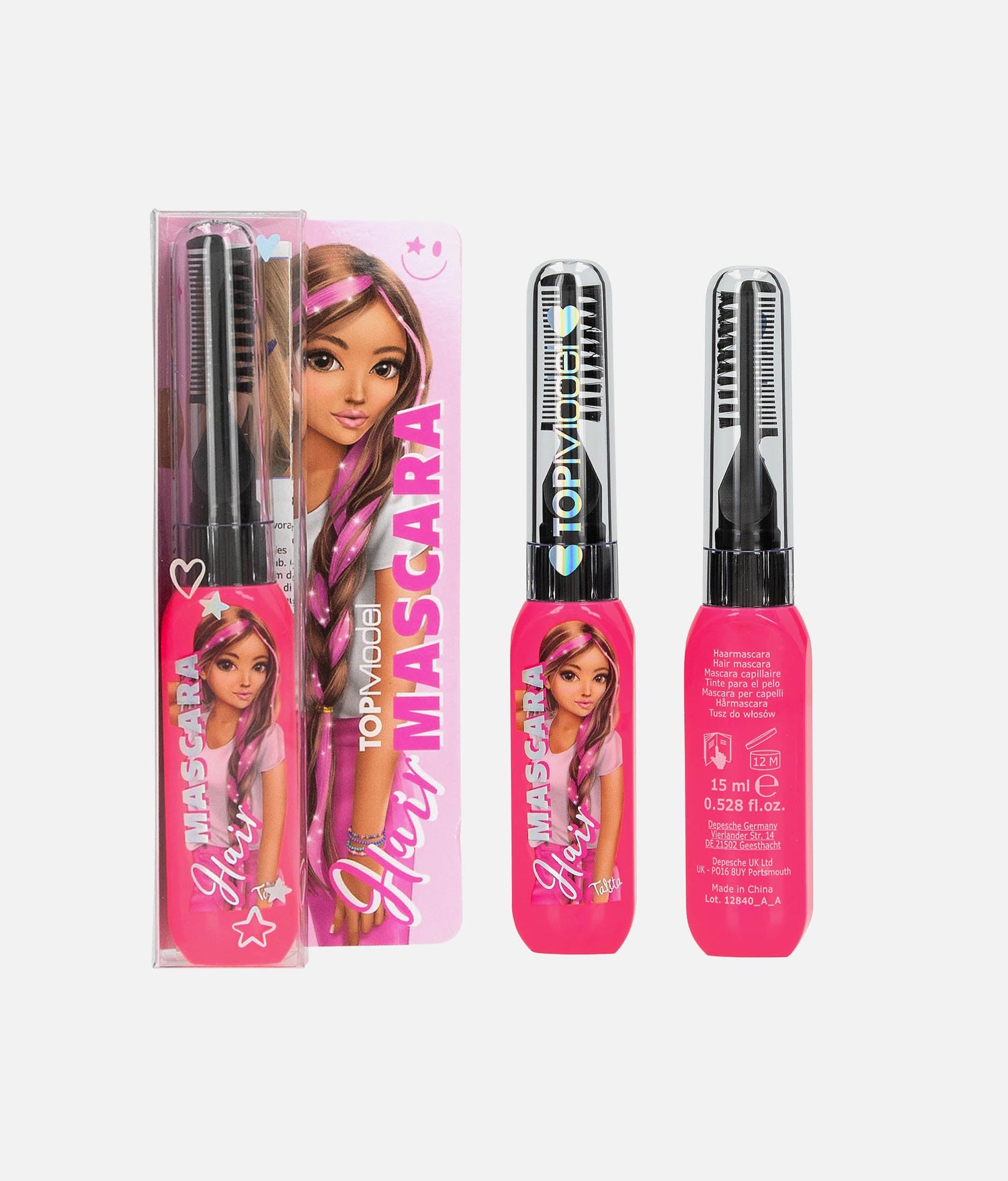TOPModel Hair Mascara, Temporary Hair Colour for Girls - 0012840