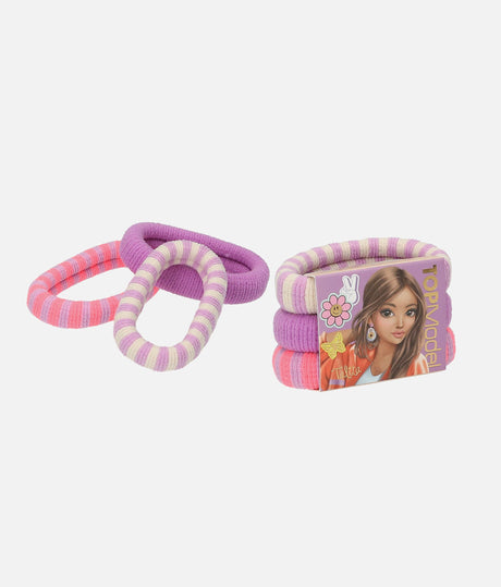 TOPModel Elastic Hairbands, Colourful Girls Hair Ties Set - 0012892