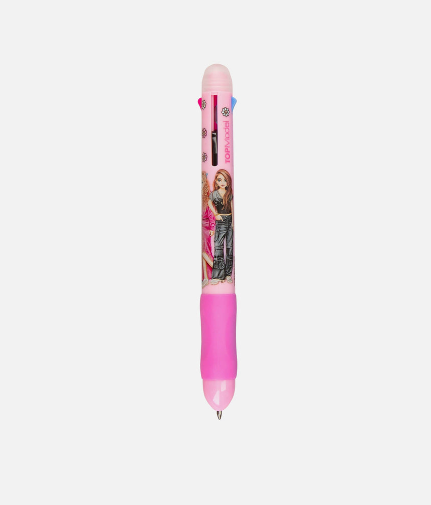 TOPModel Erasable Gel Pen, 4-in-1 Colour Ink Pen with Fashion Designs - 0013178