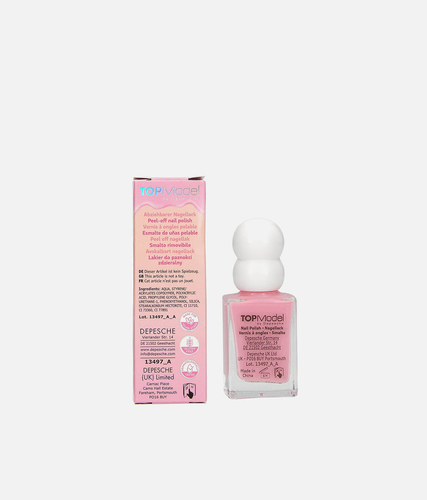 TOPModel Peel-Off Nail Polish, Water-Based, Kid-Safe, Easy Removal - 0013497