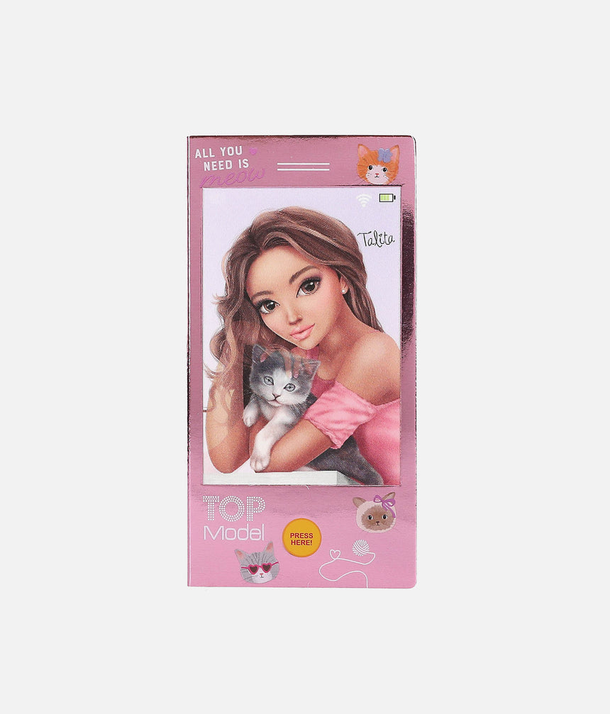 TOPModel Mini Colouring Book With Sound, 80 Pages & Music Feature - 0013576