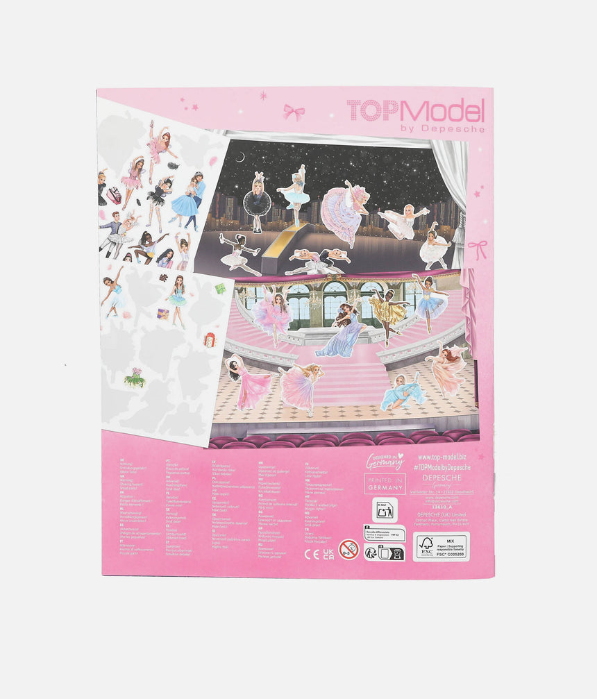 TOPModel Stickerworld BALLET, 110+ Stickers & Backgrounds - 0013610