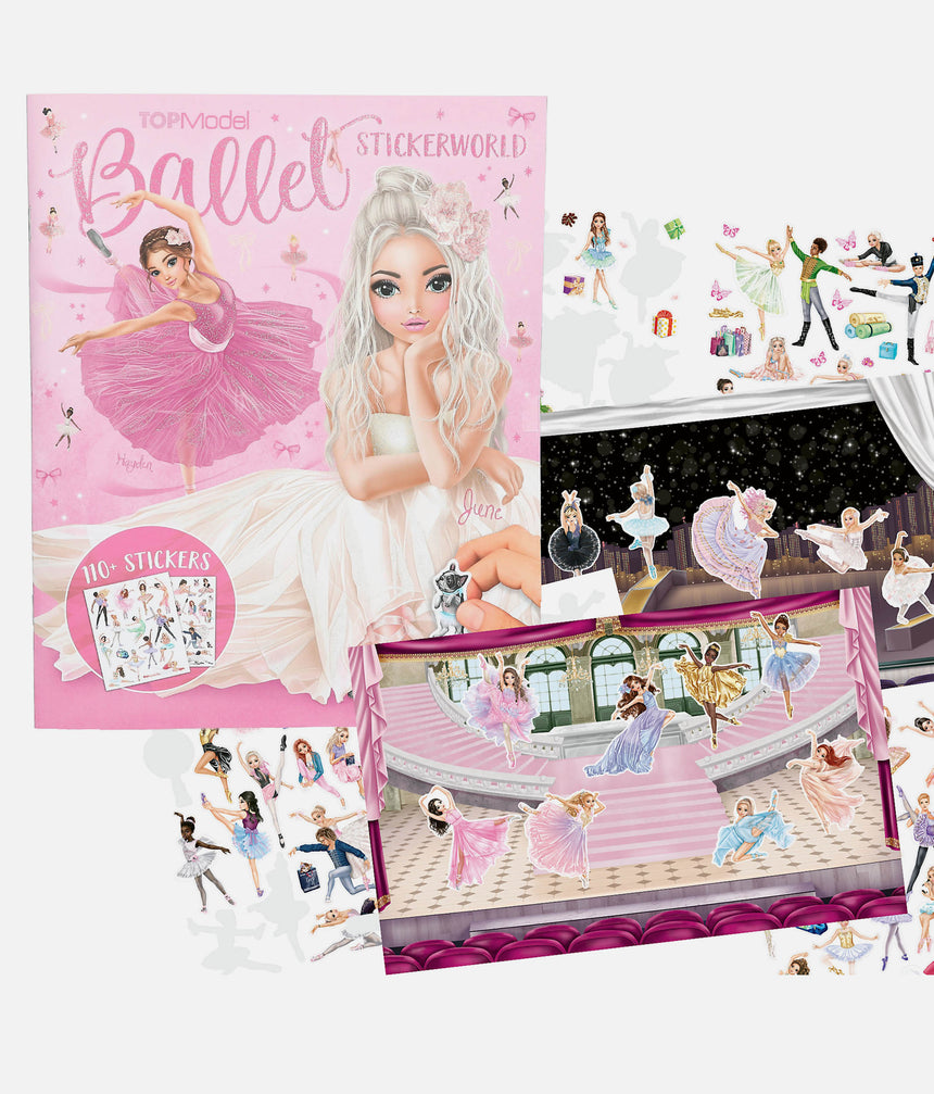 TOPModel Stickerworld BALLET, 110+ Stickers & Backgrounds - 0013610