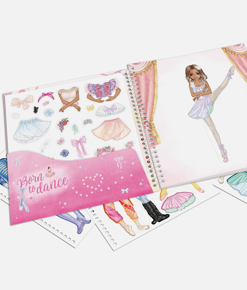 TOPModel Sticker Book - Ballet Edition, Creative Dress-Up Fun - 0013611