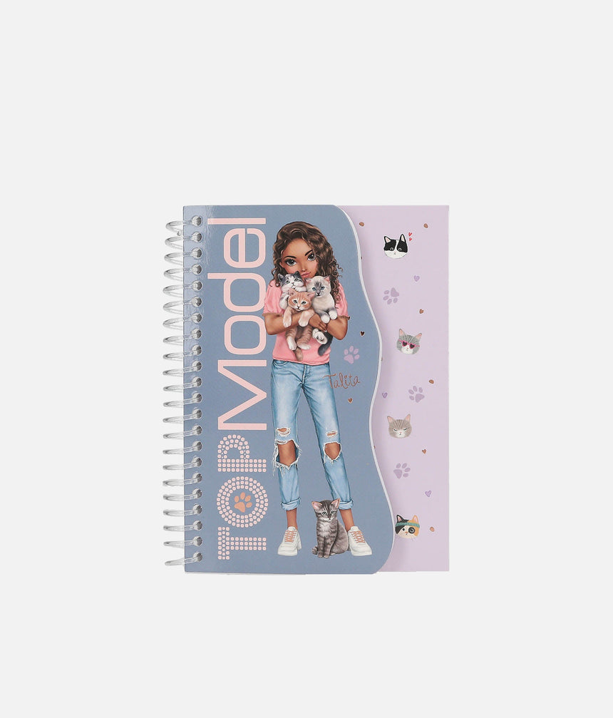 TOPModel Spiral Notebook, Creative Journal for Fashion Lovers - 0013619