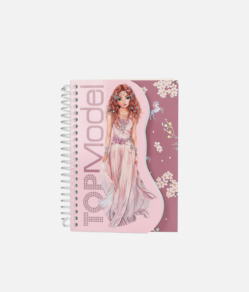 TOPModel Spiral Notebook, Creative Journal for Fashion Lovers - 0013619