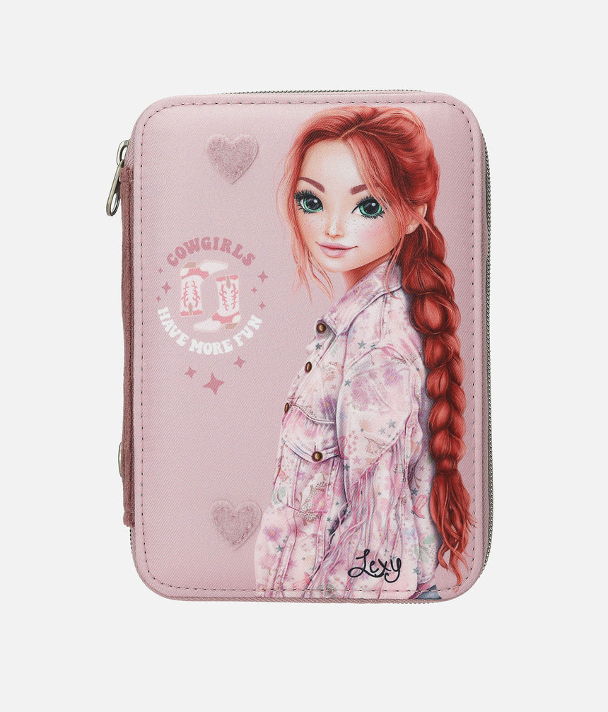 TOPModel Pencil Case Duo with Removable Pouch, Fully Stocked - 0013665