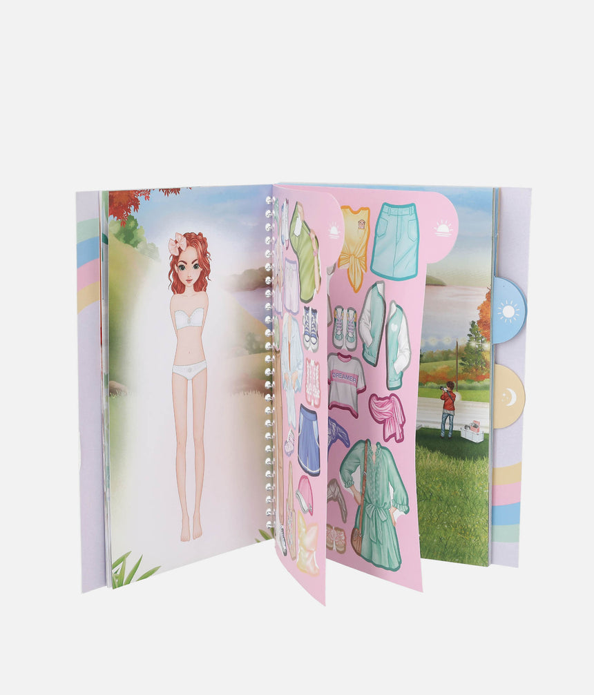 TOPModel Dress Me Up Sticker Book, 32 Pages + 7 Sticker Sheets - 0013742