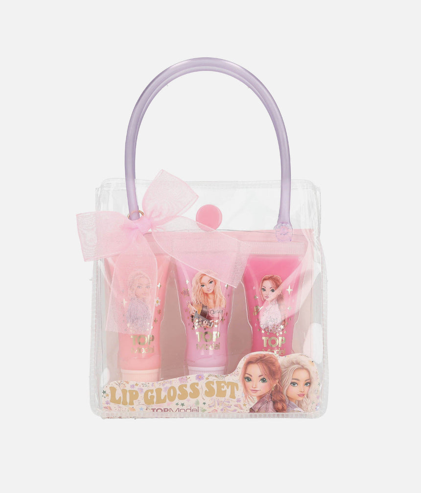 TOPModel Lip Gloss Set for Little Dancers in Transparent Pouch, COWGIRL - 0013759