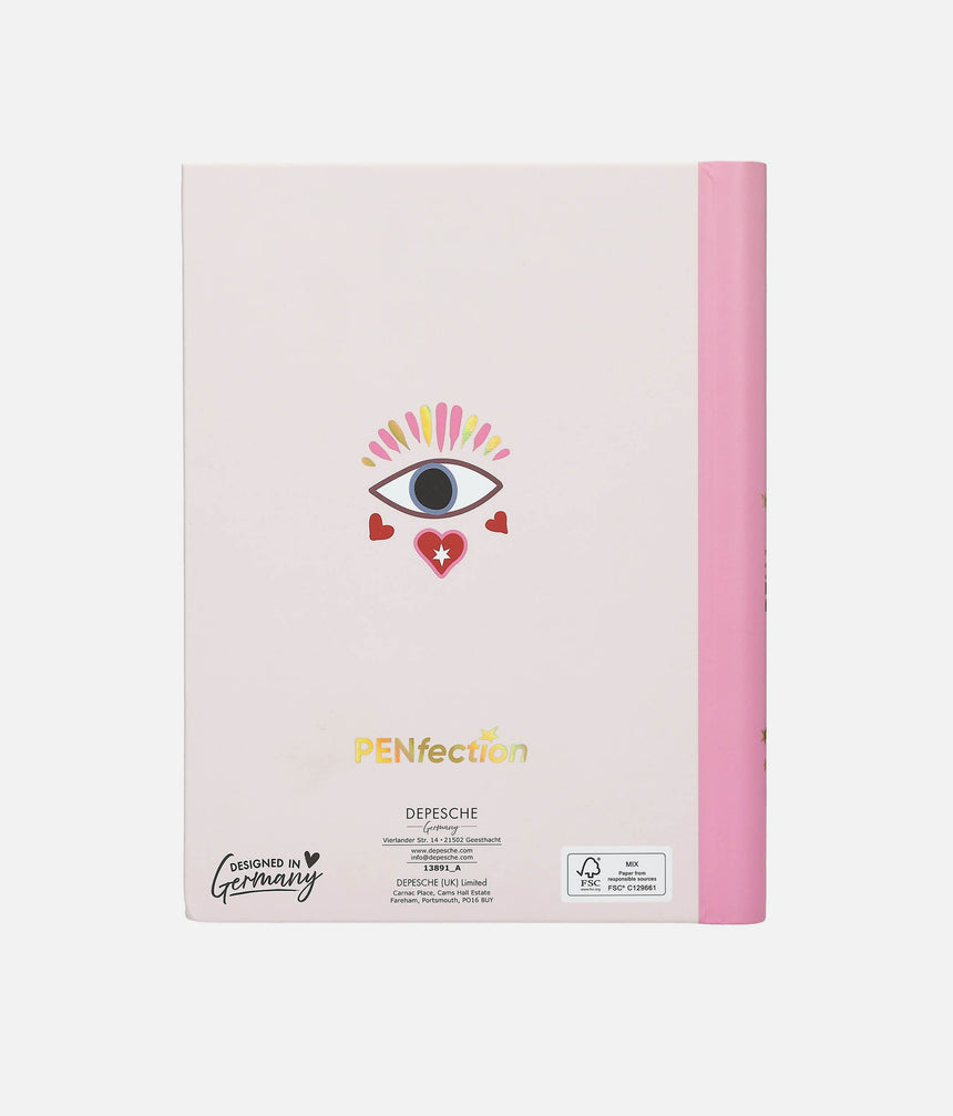 PENfection Notebook With Pen Set & Sticker Sheet Included - 0013891