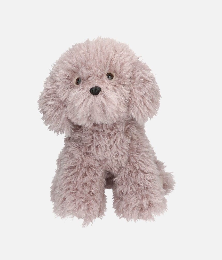 TOPModel Plush Puppy with Super Soft Grey-Lilac Curly Fur - 0014058