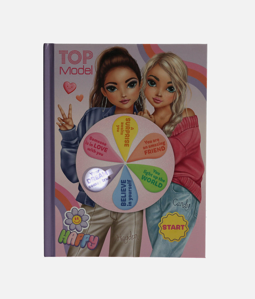 TOPModel Colouring Book With Light, LED Spin Wheel Art & Doodle Book - 0413352