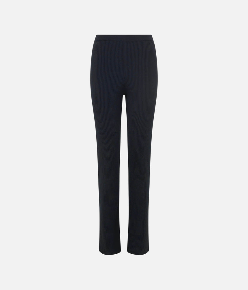 Mid-Waist Leggings, Ultra-Soft Ribbed Knit - S0551