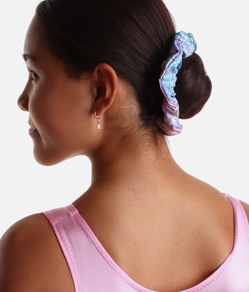 Girls UNICORN DISCO GLIMMER Gymnastics Leotard + Scrunchie - 12302C