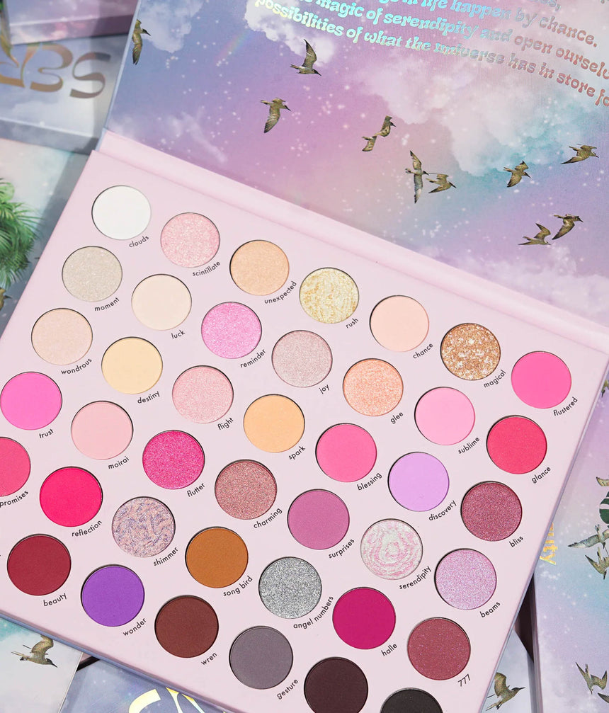 Eyeshadow Mega Palette, 42 Talc-Free Matte & Metallic Shades - SERENDIPITY