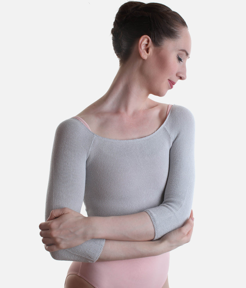 Bamboo Knit Ballet Crop Top - 6620