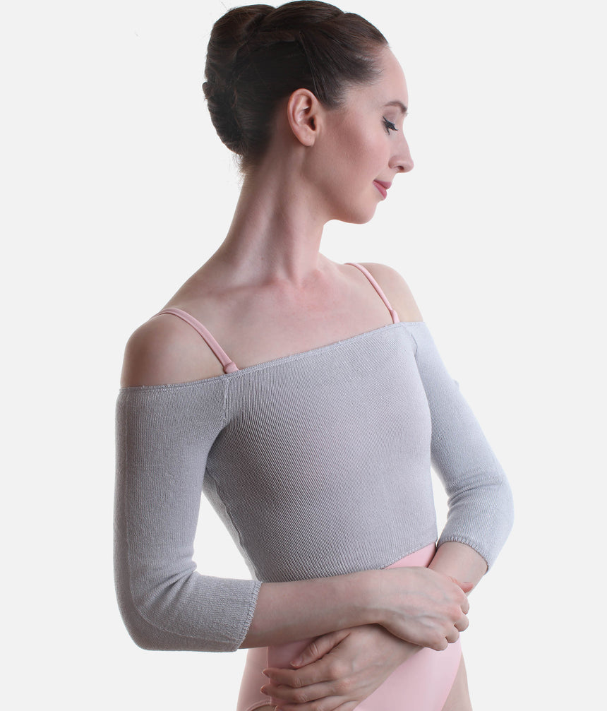 Bamboo Knit Ballet Crop Top - 6620