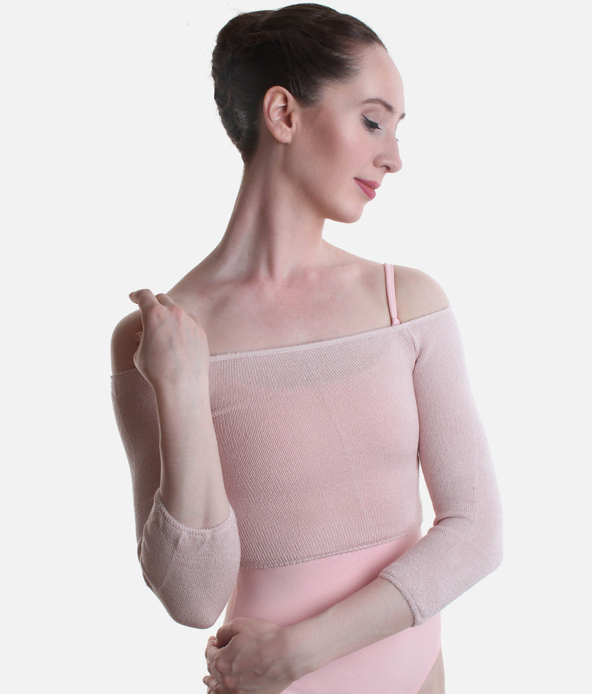 Bamboo Knit Ballet Crop Top - 6620