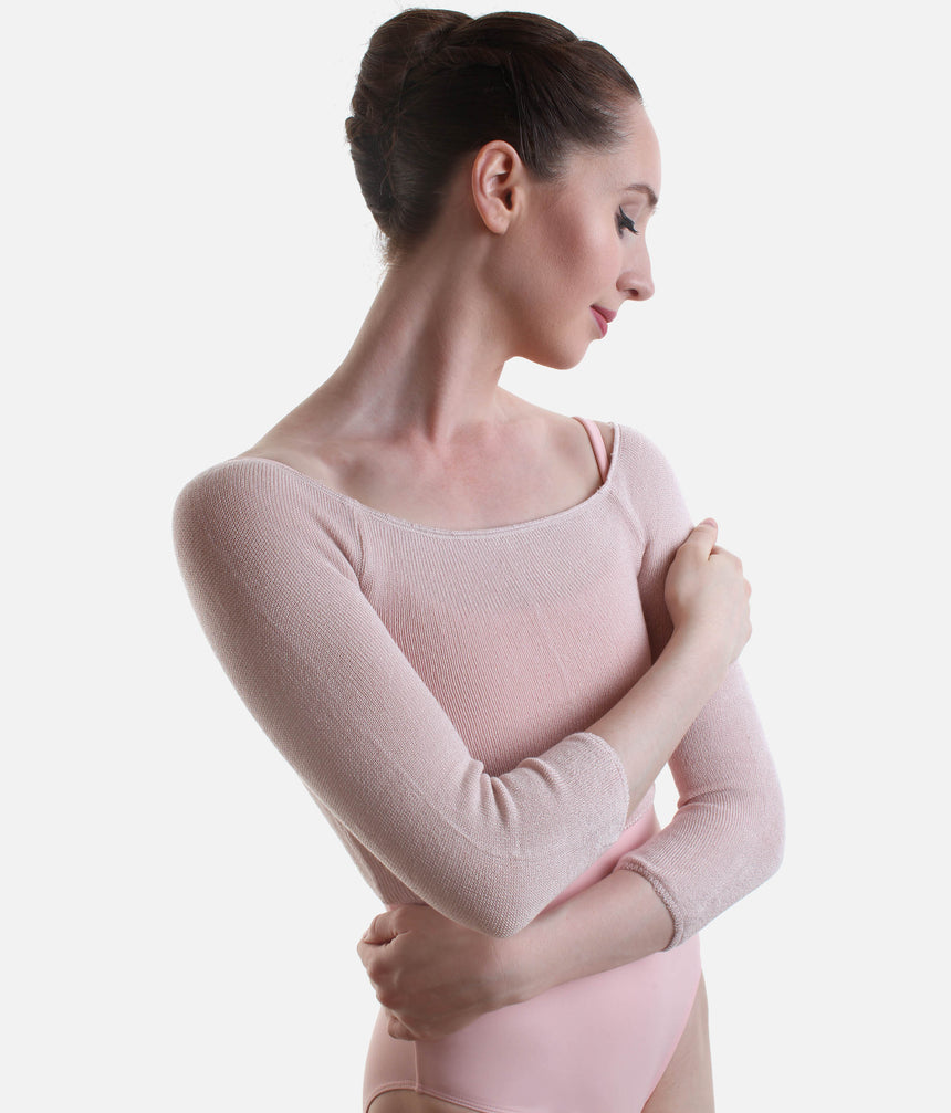 Bamboo Knit Ballet Crop Top - 6620