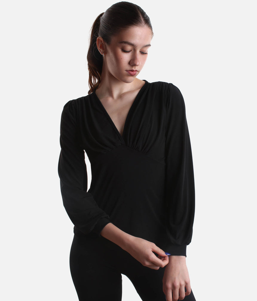 Long Sleeve Dance Practice Top, Ballroom & Latin - 6648