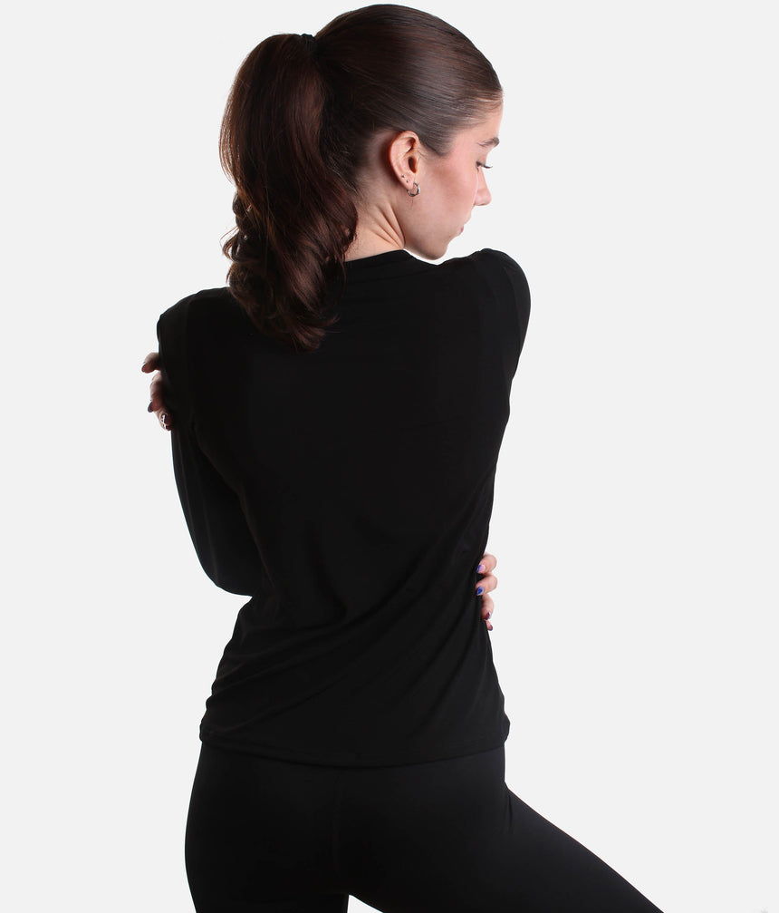 Long Sleeve Dance Practice Top, Ballroom & Latin - 6648