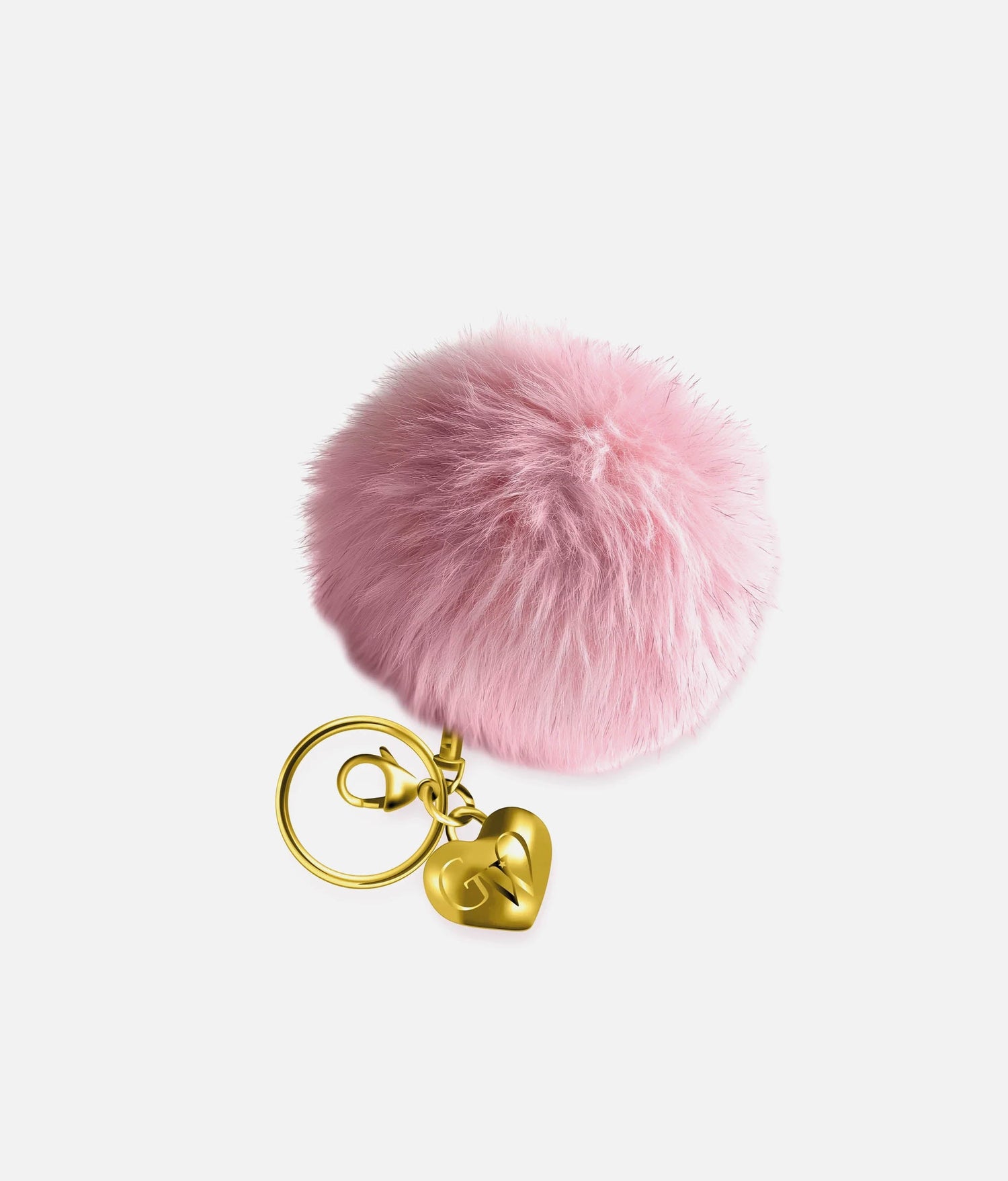 Heart of Gold Charm and Poof, Accessory for Bags, Phones & Lip Balm