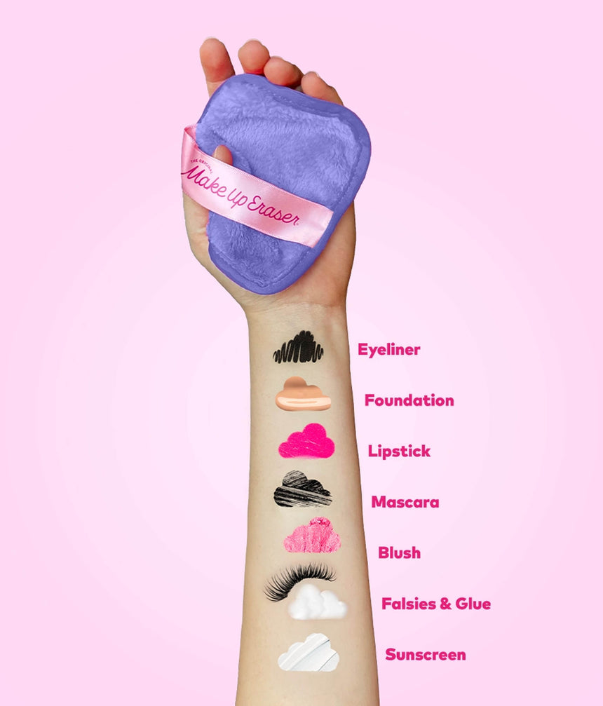 Dewy Glow 7-Day MakeUp Eraser Set, Soft Exfoliating