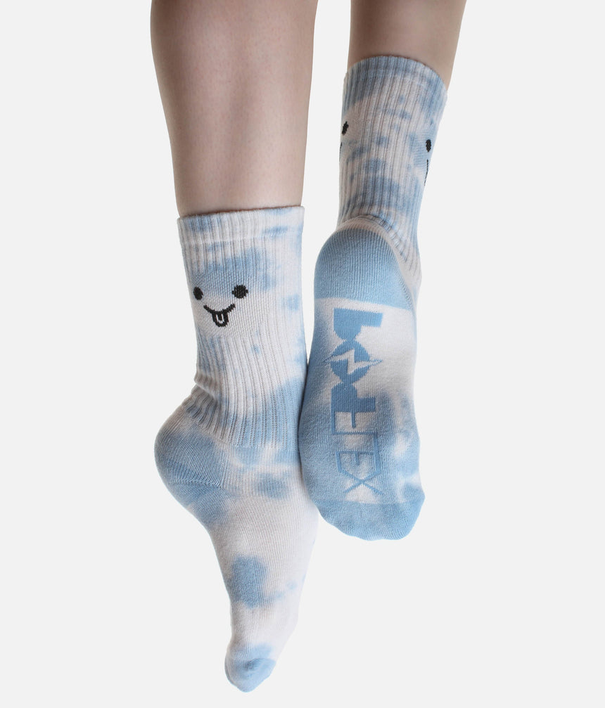 Silly Face Mid-Calf Socks – Soft, Cushioned Comfort with a Cheeky Twist