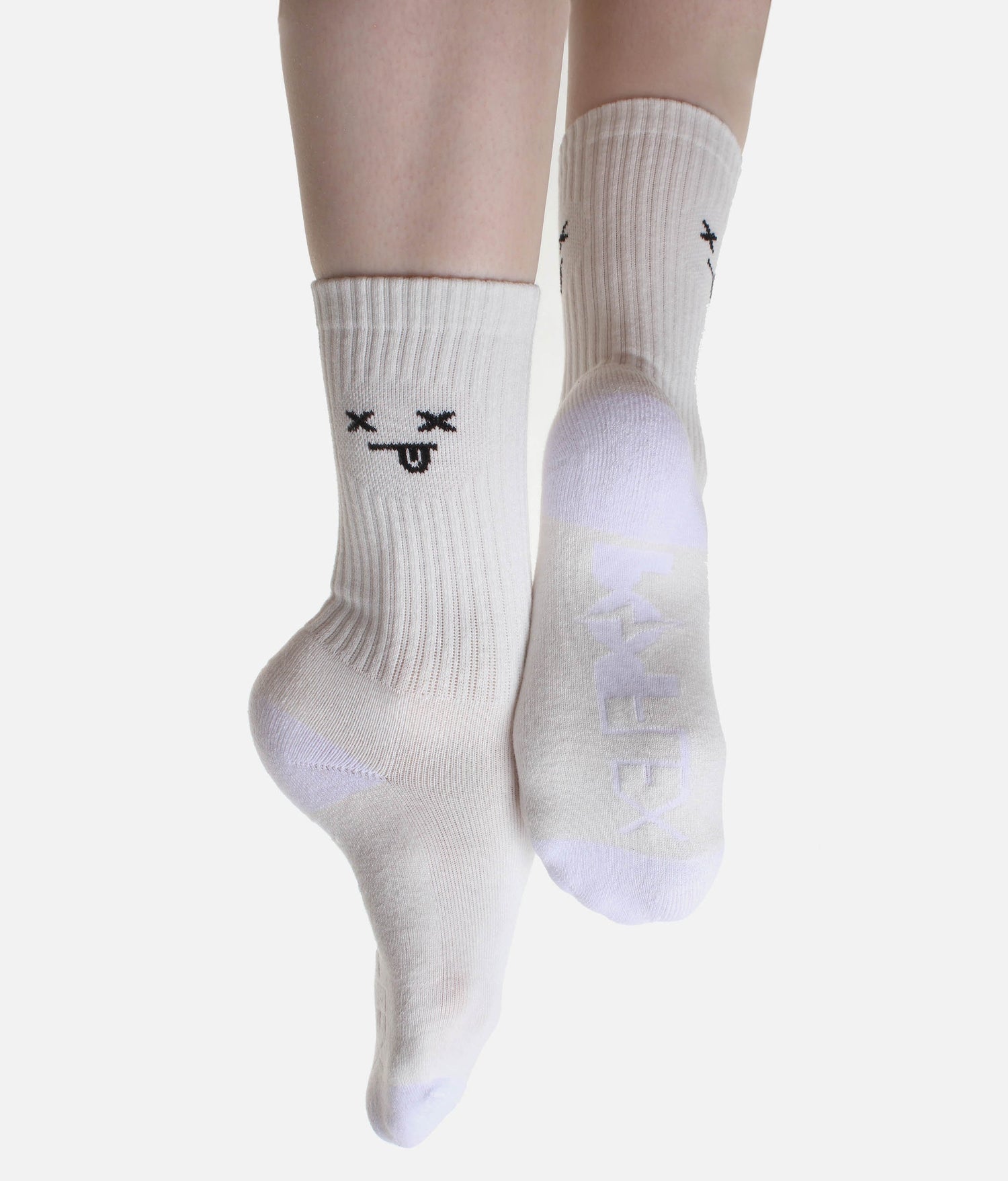 Dead Face Mid-Calf Socks - Bold Design, Cozy Fit