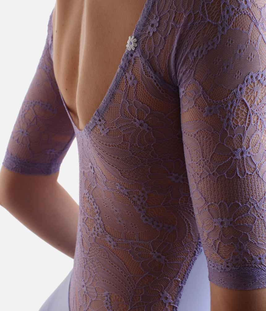 Delicate Lace Ballet Leotard, Icon Collection - AFRODITE DI