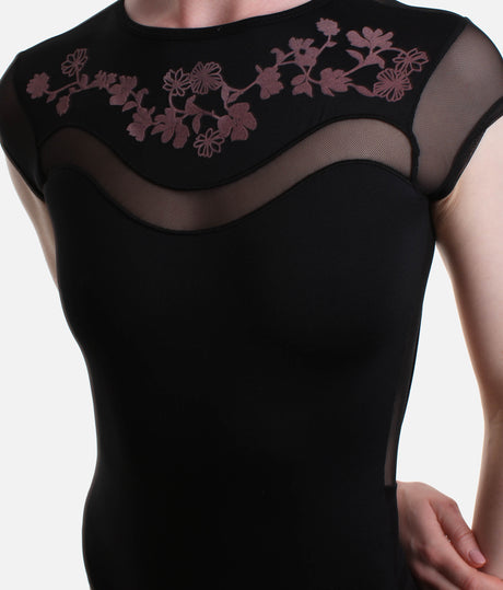 Open Back Cap Sleeve Leotard for Ballet & Dance - ARLETTE