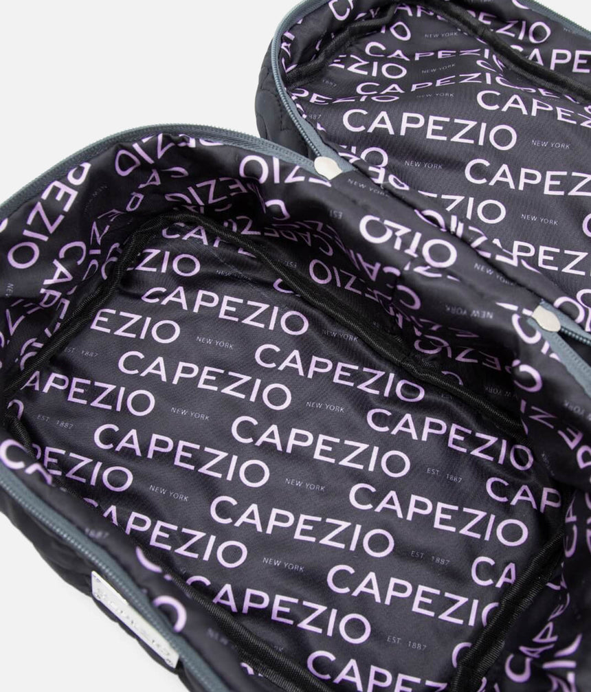 Fleur Vanity Case, Compact Quilted Bag for Dance Essentials - B321