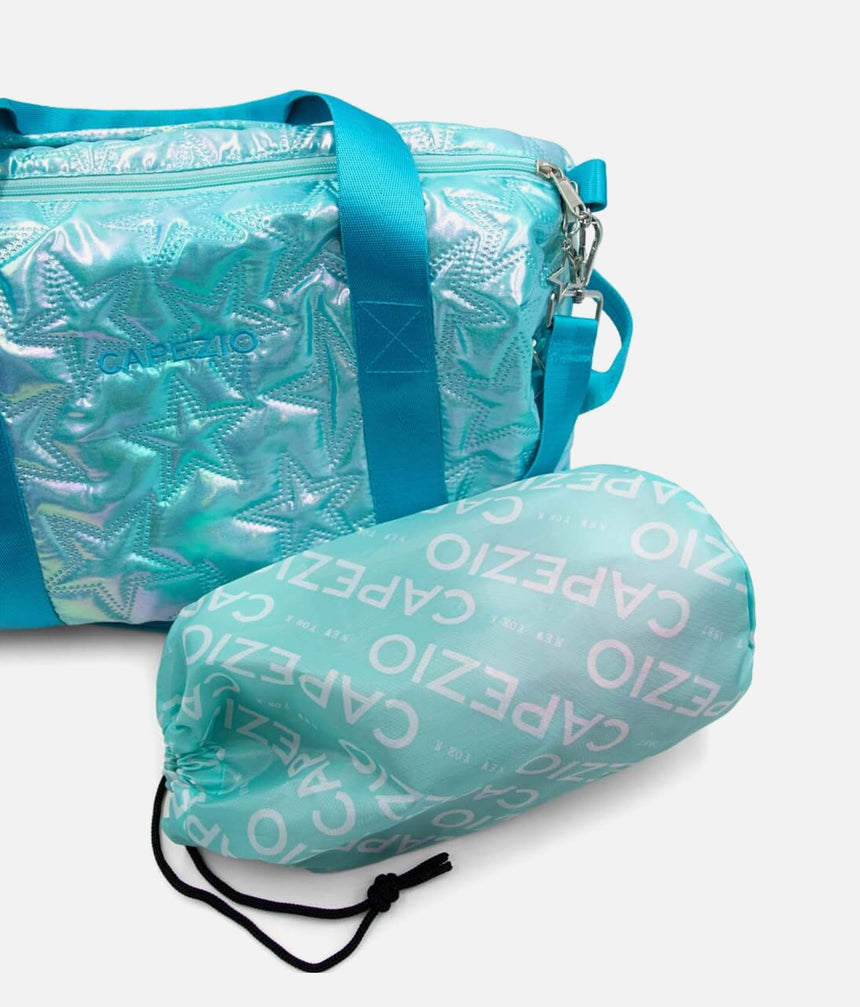 Metallic Star Duffle, Dance Bag With Shoe Pocket - B323