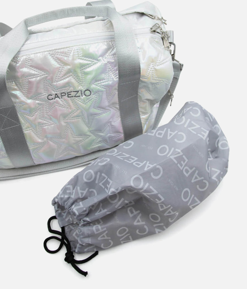 Metallic Star Duffle, Dance Bag With Shoe Pocket - B323