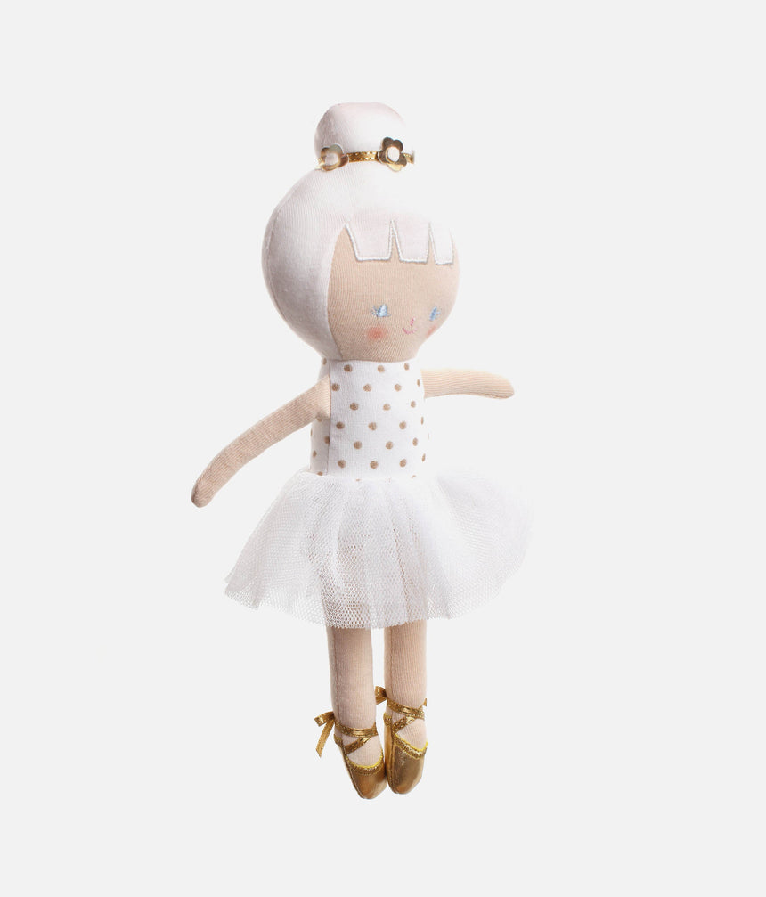 Ballet Doll for Girls with Tulle Tutu & Embroidered Face - BABY BALLERINA