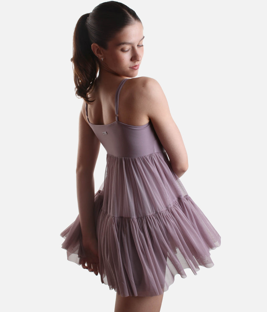 PIROUETTE BABYDOLL DRESS, Built-In Shorts, Pockets & Adjustable Straps