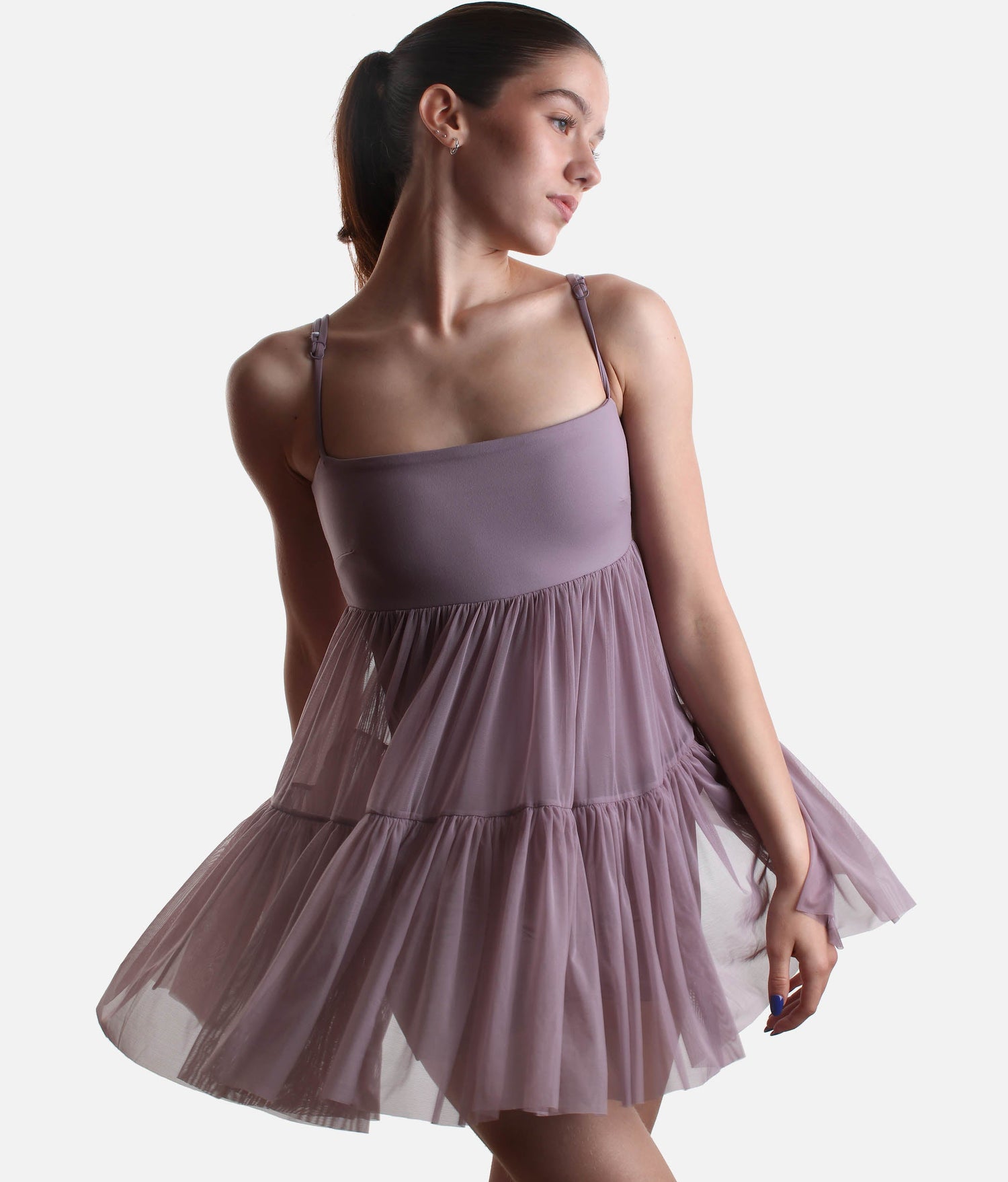 PIROUETTE BABYDOLL DRESS, Built-In Shorts, Pockets & Adjustable Straps