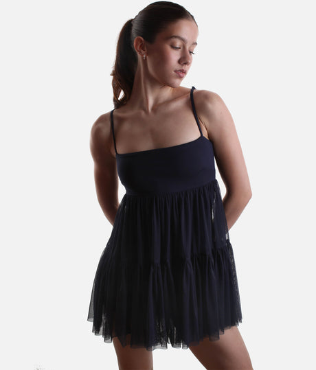 PIROUETTE BABYDOLL DRESS, Built-In Shorts, Pockets & Adjustable Straps