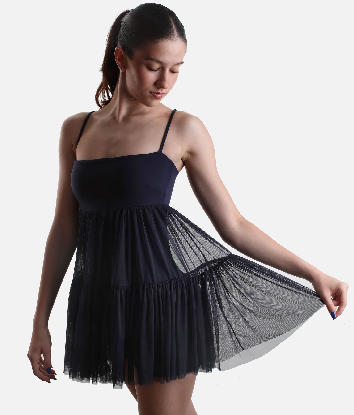 PIROUETTE BABYDOLL DRESS, Built-In Shorts, Pockets & Adjustable Straps