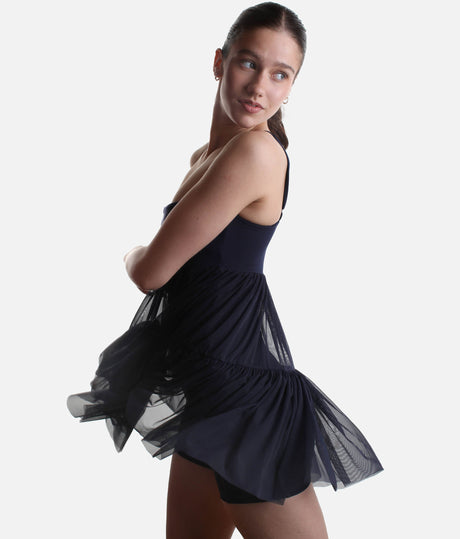 PIROUETTE BABYDOLL DRESS, Built-In Shorts, Pockets & Adjustable Straps