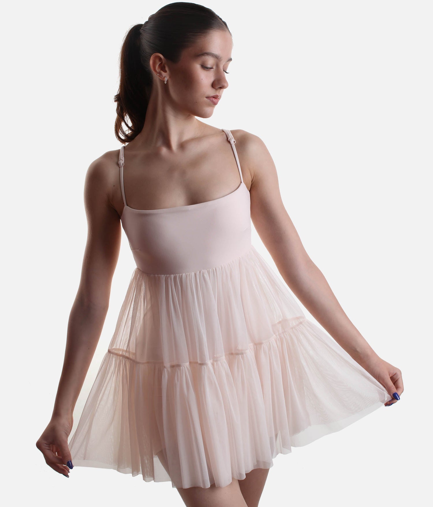PIROUETTE BABYDOLL DRESS, Built-In Shorts, Pockets & Adjustable Straps