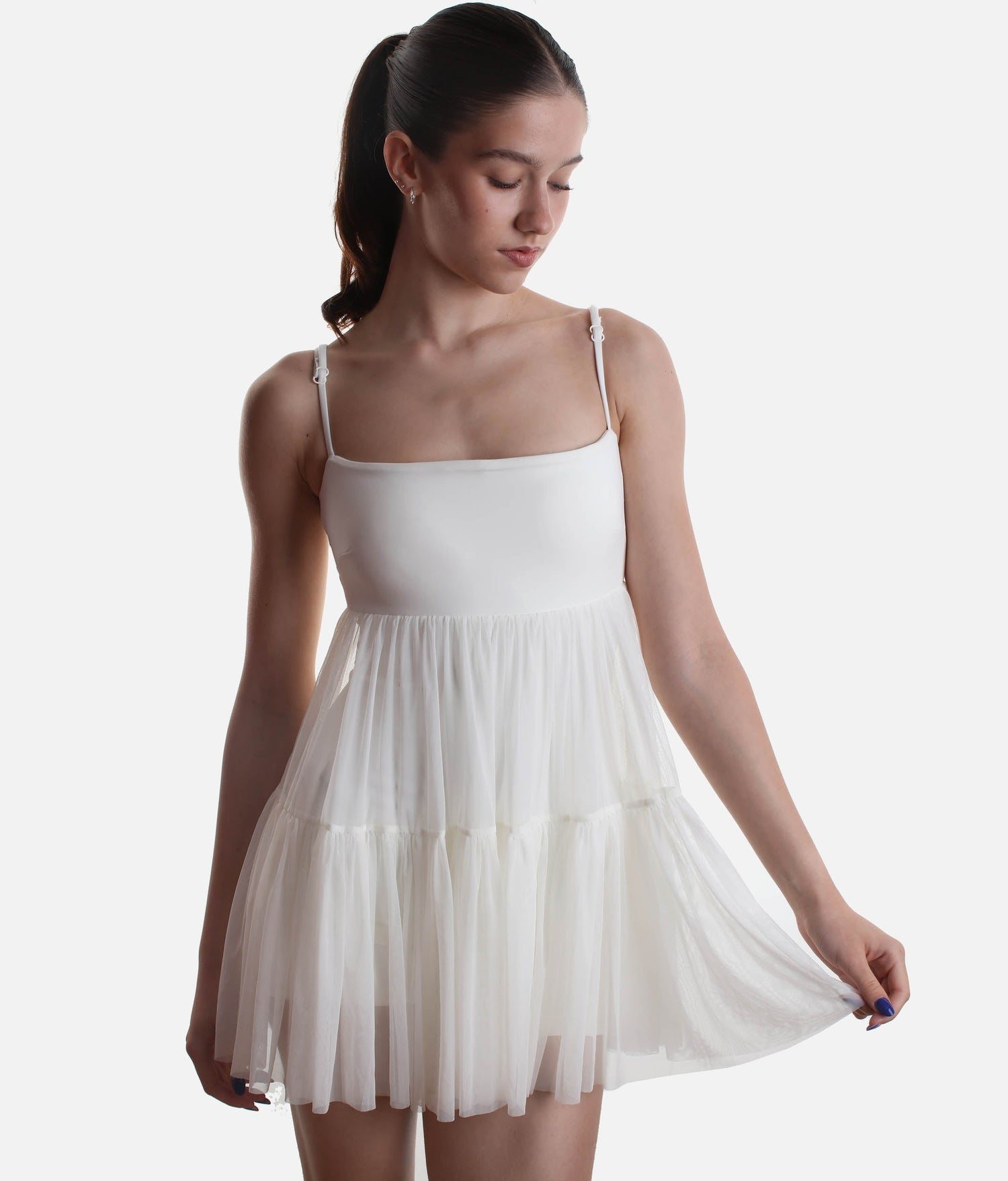 PIROUETTE BABYDOLL DRESS, Built-In Shorts, Pockets & Adjustable Straps