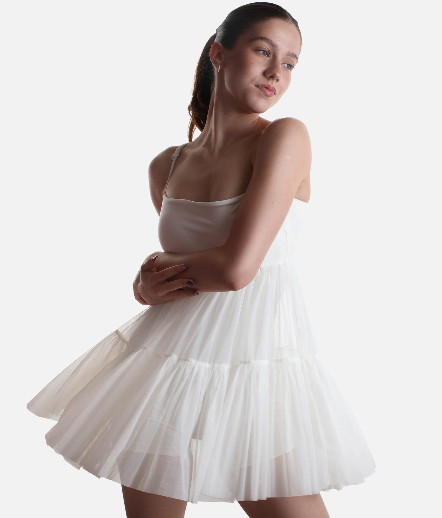 PIROUETTE BABYDOLL DRESS, Built-In Shorts, Pockets & Adjustable Straps