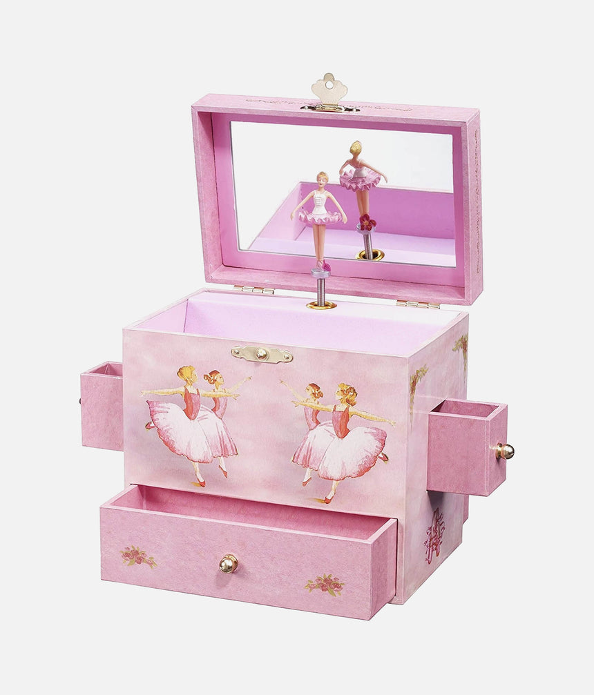 BALLERINA MUSIC BOX - Jewelry Box for Girls with Dancing Figurine