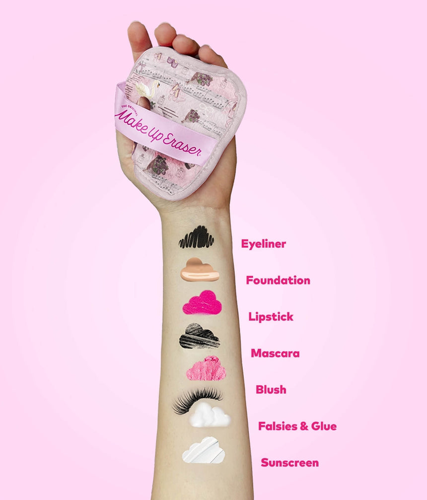 Ballet Core MakeUp Eraser 7-Day Set with Pointe Shoe Case