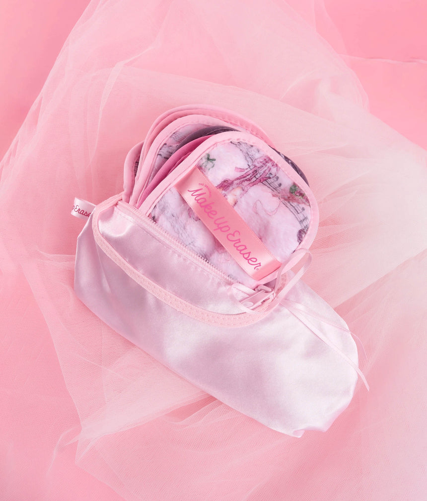 Ballet Core MakeUp Eraser 7-Day Set with Pointe Shoe Case