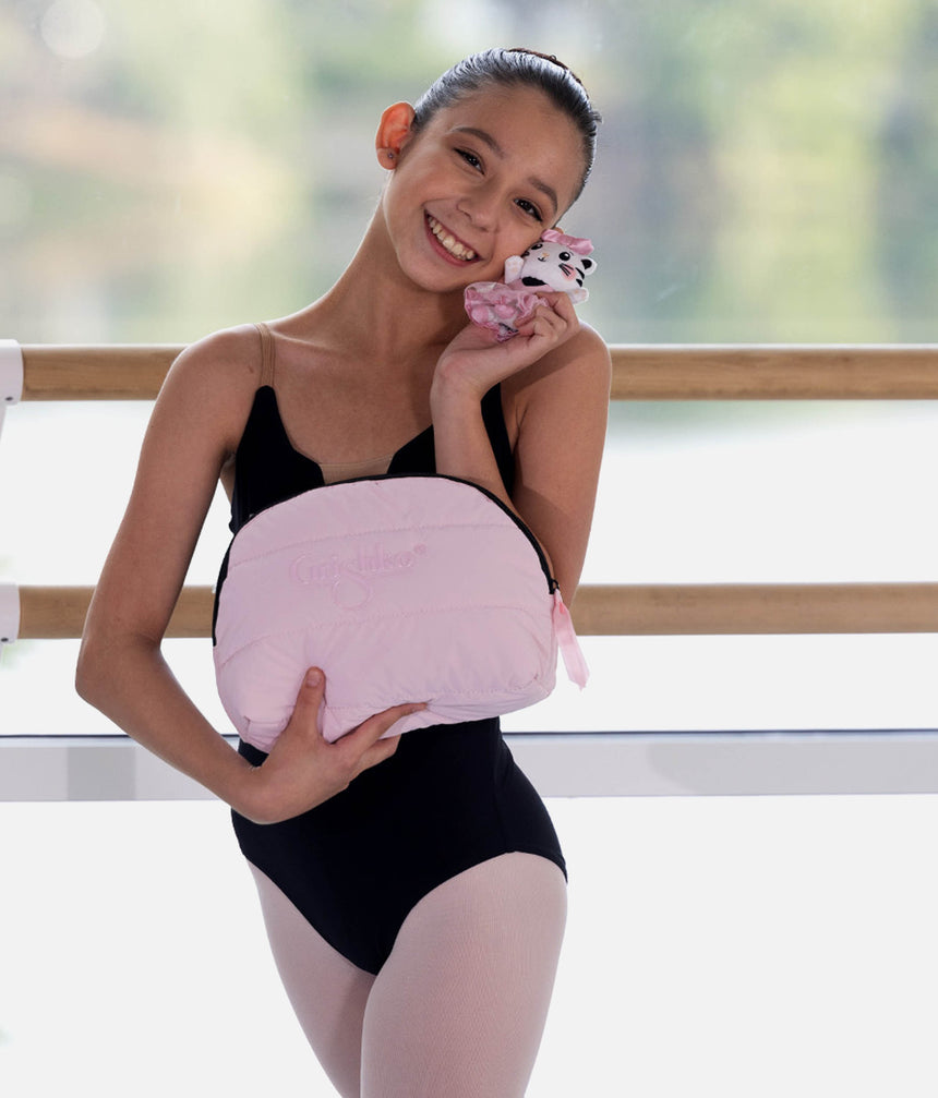 Quilted Dance Cosmetic Bag, Compact & Chic - BC004