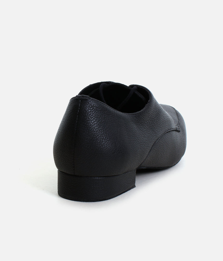 BL102 Robbie Men’s Ballroom Dance Shoes • Black Leather