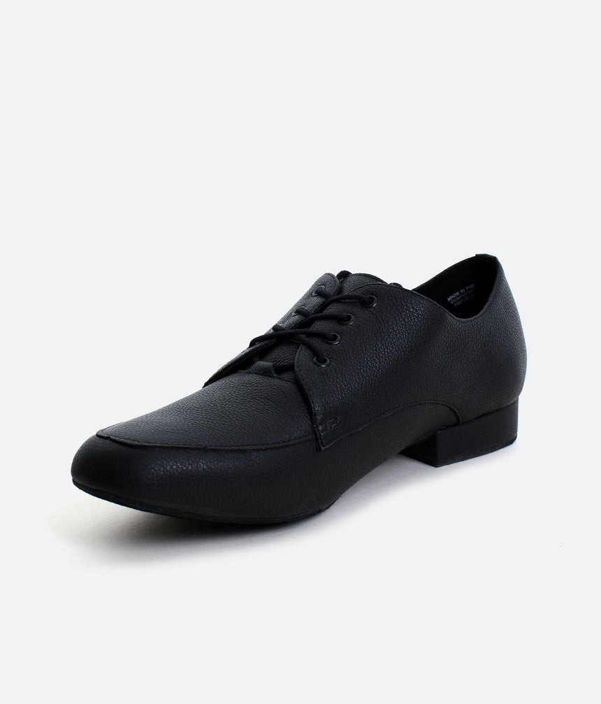 BL102 Robbie Men’s Ballroom Dance Shoes • Black Leather